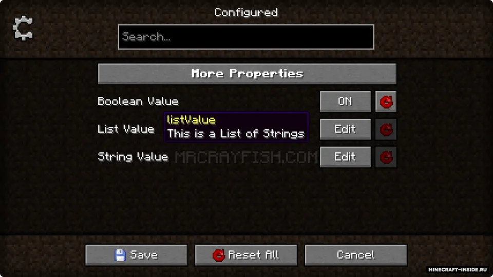 Configured — Minecraft mod, rasm 3
