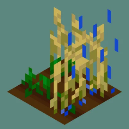 Crops Love Rain — Minecraft mod, rasm 1