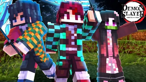 Kimetsu no Yaiba (Demon Slayer) — Minecraft mod, rasm 1
