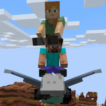 Player Ladder — Minecraft mod, rasm 1