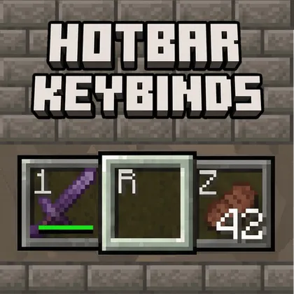 Hotbar Keybinds — Minecraft mod, rasm 1