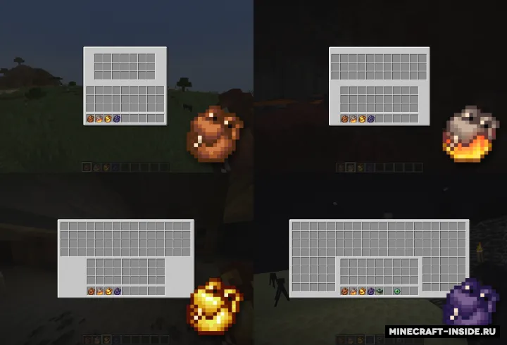 Extra pockets — Minecraft mod, rasm 2