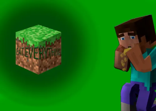 Eat anything — Minecraft mod, rasm 1