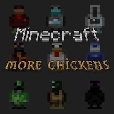 MoreChickens — Minecraft mod, rasm 1
