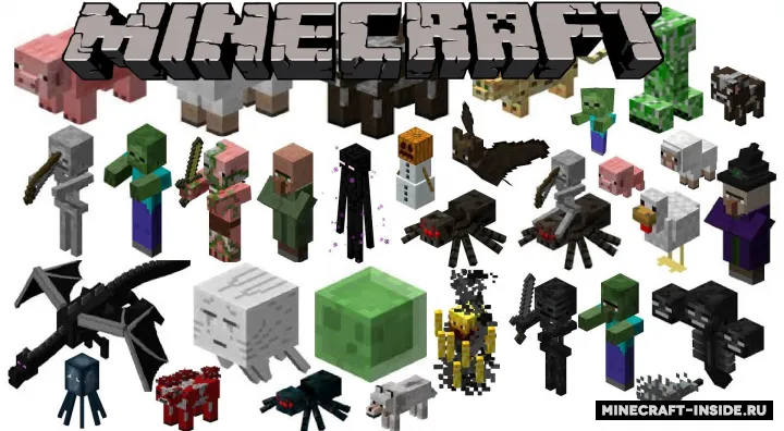Falling Mobs — Minecraft mod, rasm 2