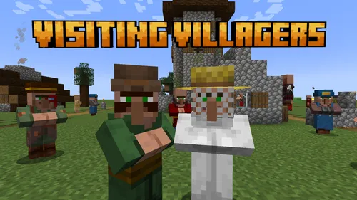 Visiting Villagers — Minecraft mod, rasm 1