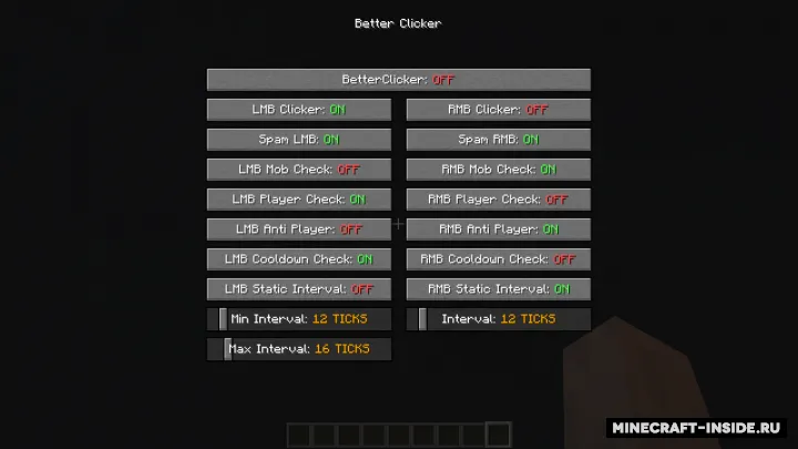 BetterClicker — Minecraft mod, rasm 2