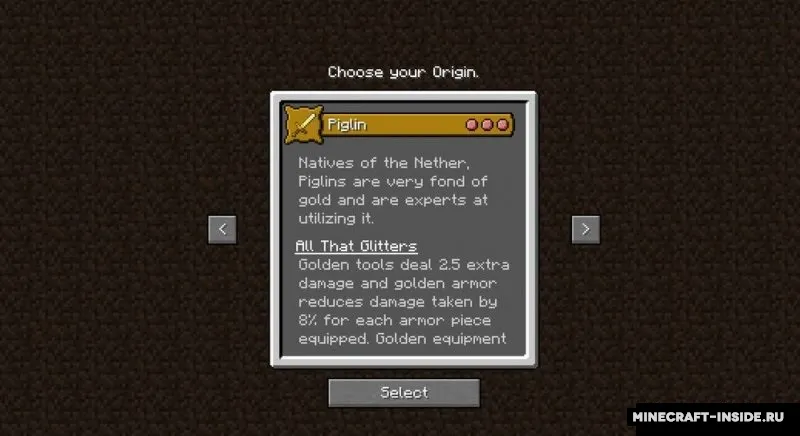 Extra Origins — Minecraft mod, rasm 2
