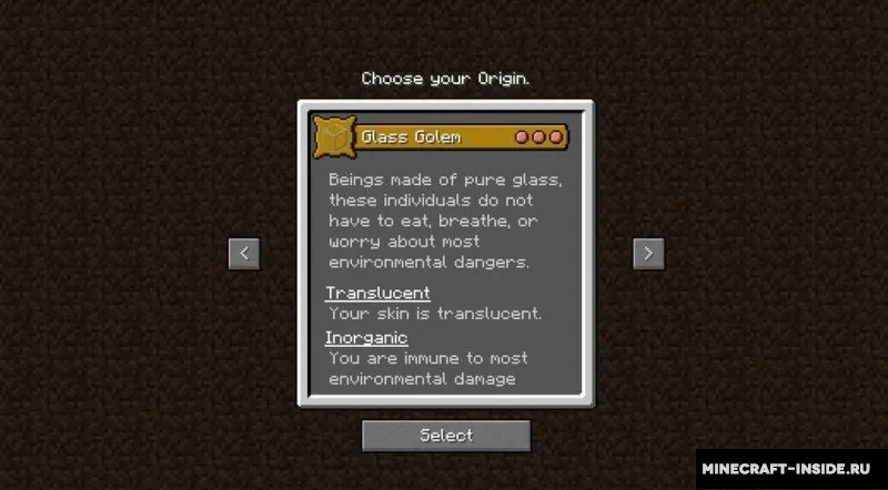 Extra Origins — Minecraft mod, rasm 4