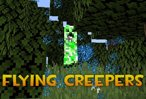 Flying Creepers — Minecraft mod, rasm 1