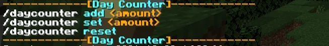 Day Counter — Minecraft mod, rasm 3