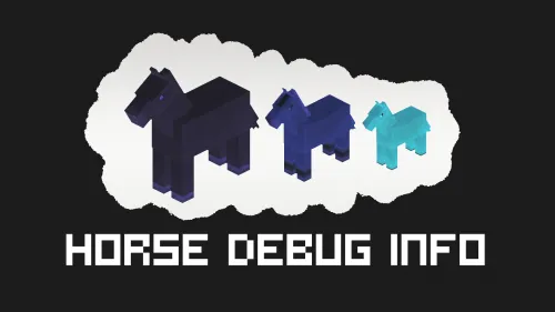 Horse Debug Info — Minecraft mod, rasm 1