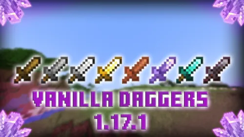 VanillaDaggers — Minecraft mod, rasm 1