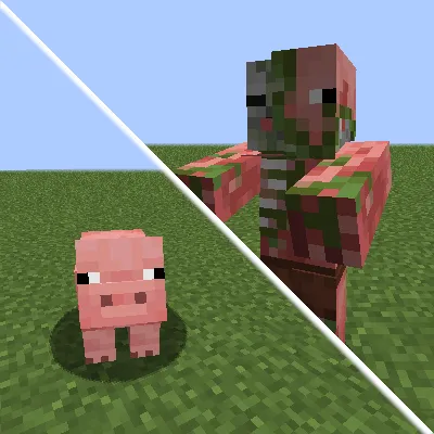 Rising Of The Zombie Pig — Minecraft mod, rasm 1