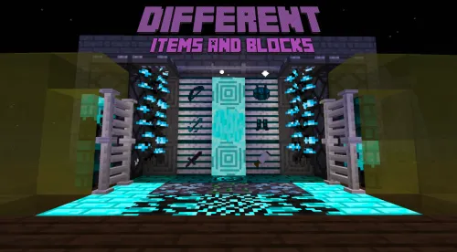 Different items and blocks (DIAB) — Minecraft mod, rasm 1