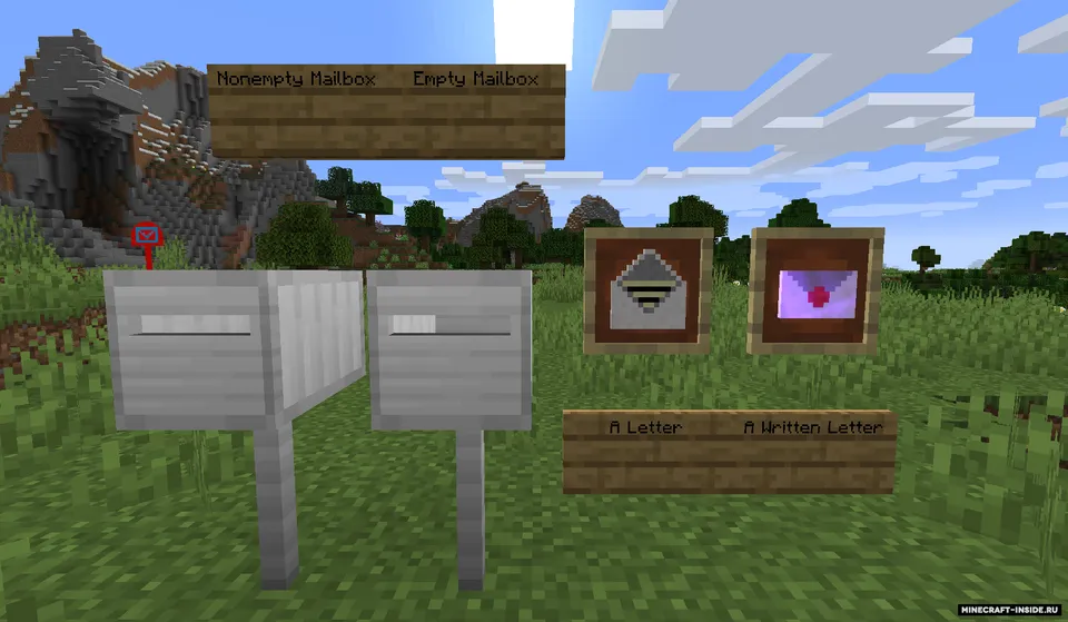 Mailboxes — Minecraft mod, rasm 2