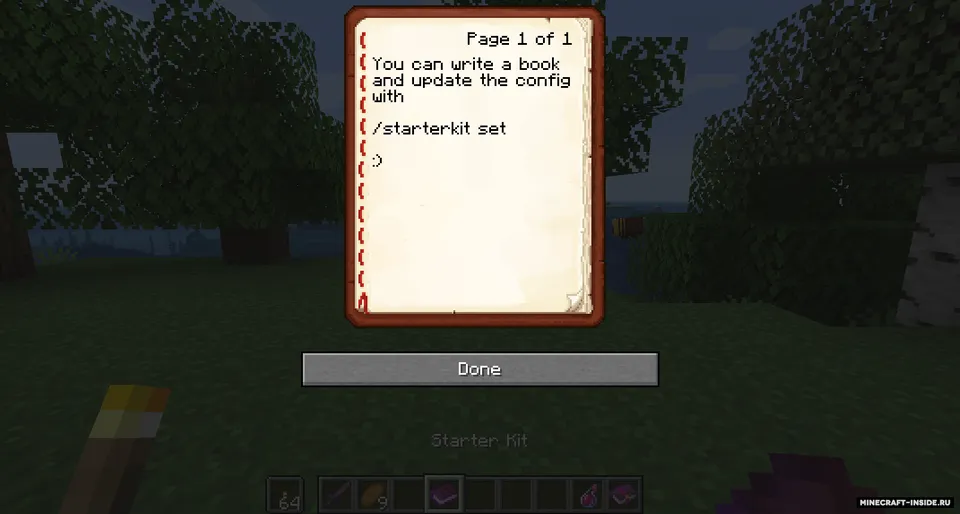 Starter Kit — Minecraft mod, rasm 2