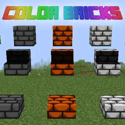 Mr. Kucheraviy's Color Bricks — Minecraft mod, rasm 1