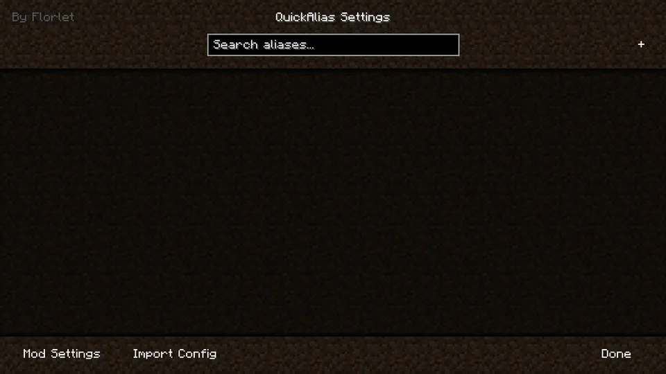 QuickAlias — Minecraft mod, rasm 3