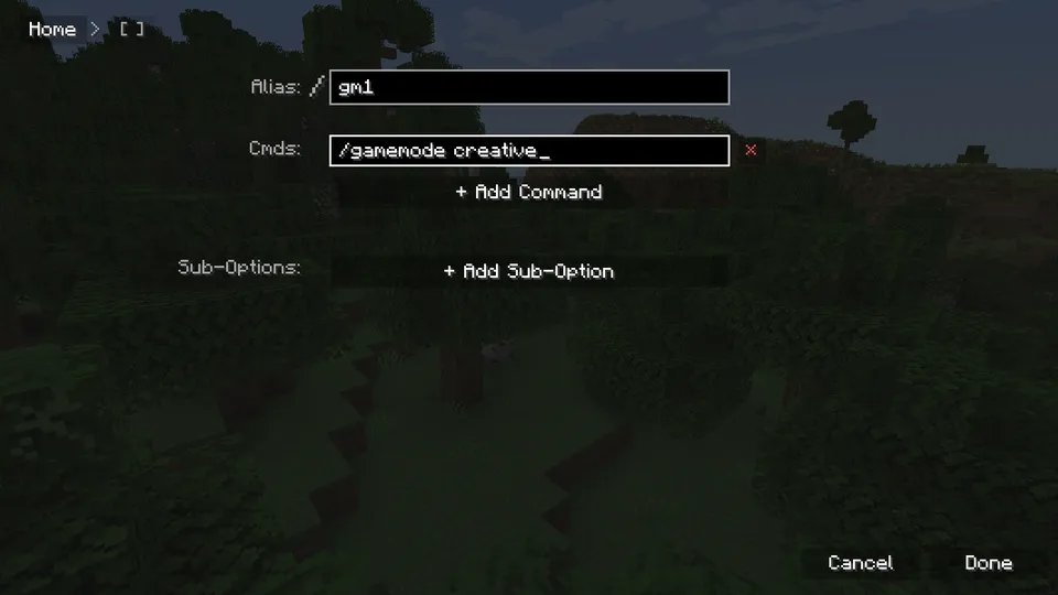 QuickAlias — Minecraft mod, rasm 4