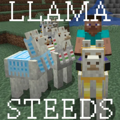 Llama Steeds — Minecraft mod, rasm 1