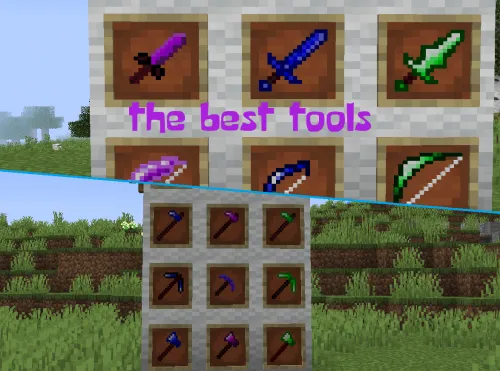 The best tools — Minecraft mod, rasm 1