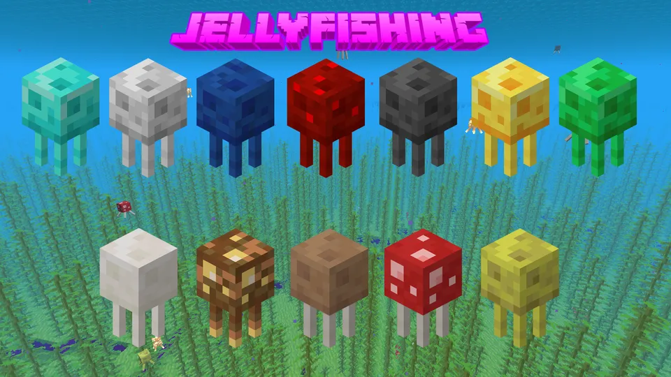 More Jellyfish — Minecraft mod, rasm 2