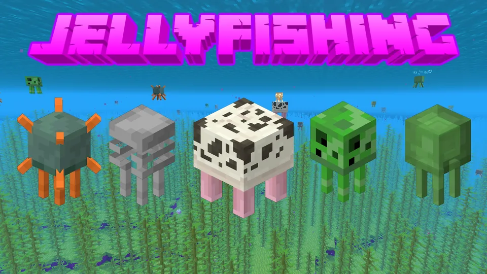 More Jellyfish — Minecraft mod, rasm 3