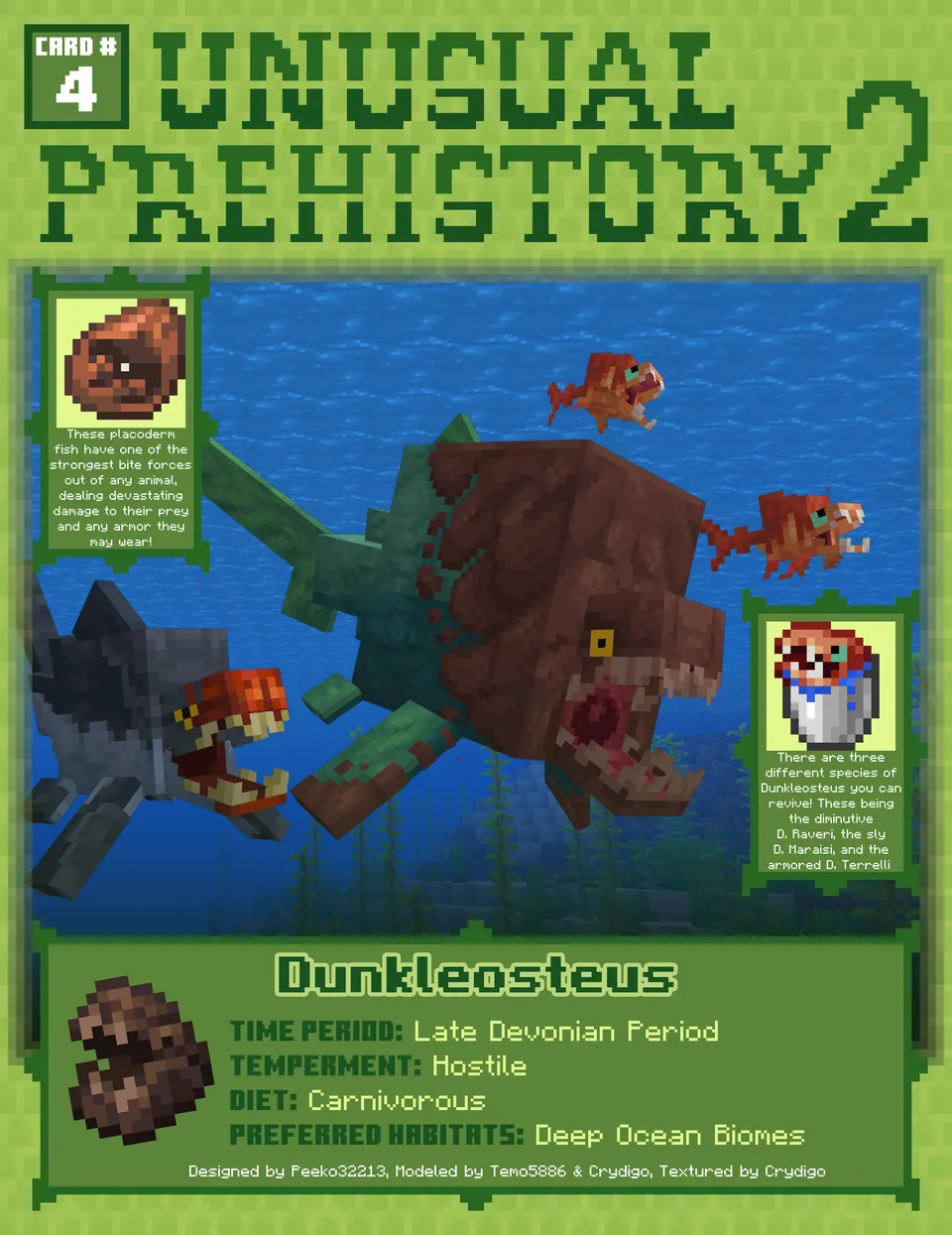Unusual Prehistory 2 — Minecraft mod, rasm 4