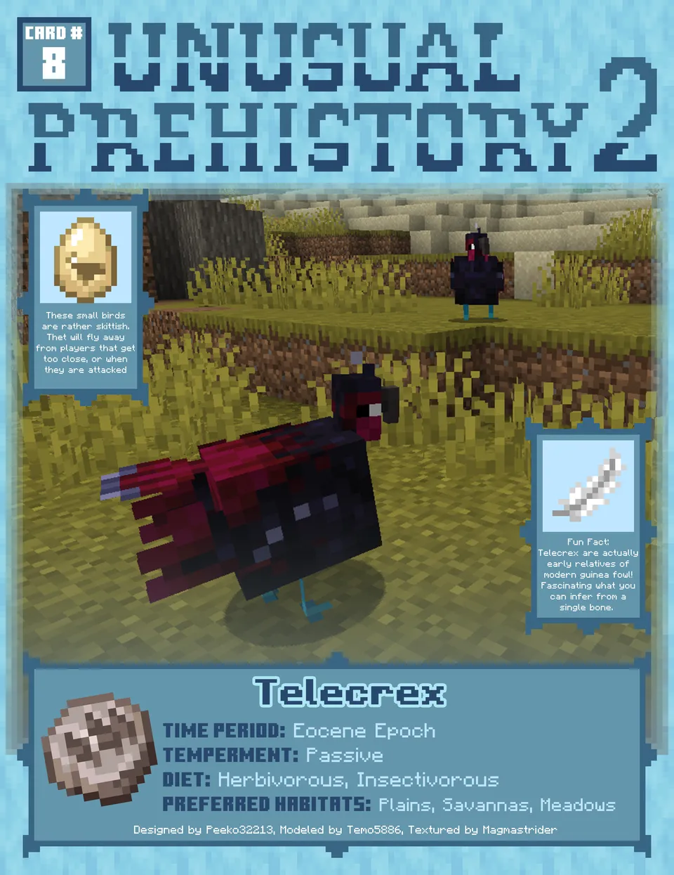 Unusual Prehistory 2 — Minecraft mod, rasm 8