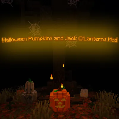 Halloween Pumpkins and Jack'O Lantern — Minecraft mod, rasm 1