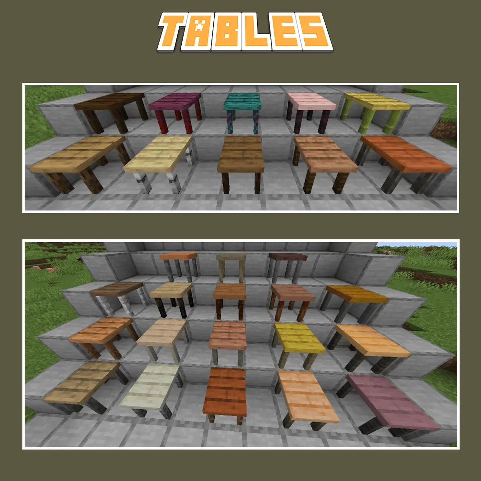 Aesthetic Tables — Minecraft mod, rasm 2