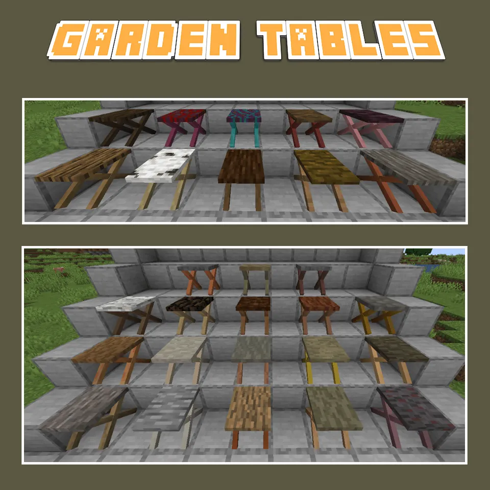 Aesthetic Tables — Minecraft mod, rasm 4