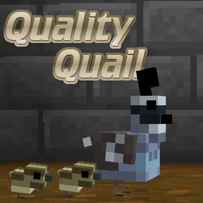 Quality Quails — Minecraft mod, rasm 1
