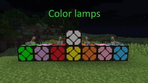 Color Lamps — Minecraft mod, rasm 1