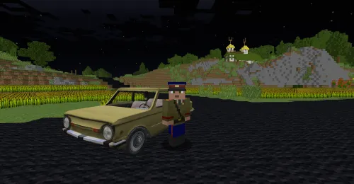 Realistik teksturali ZAZ 968 — Minecraft mod, rasm 1