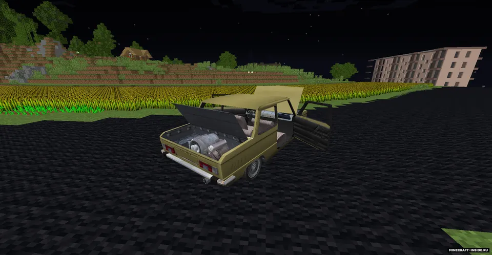 Realistik teksturali ZAZ 968 — Minecraft mod, rasm 3