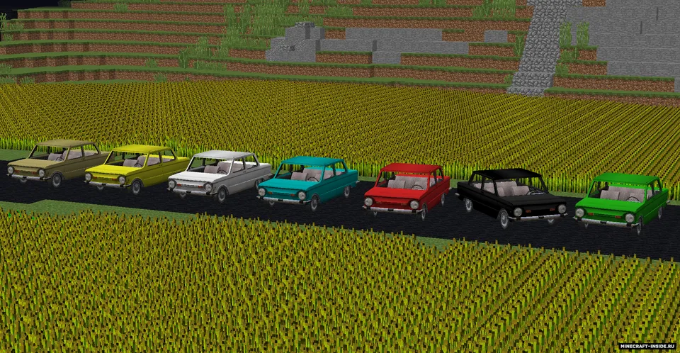 Realistik teksturali ZAZ 968 — Minecraft mod, rasm 4