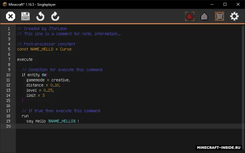 Better Command Block Editor — Minecraft mod, rasm 2