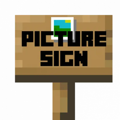 PictureSign — Minecraft mod, rasm 1