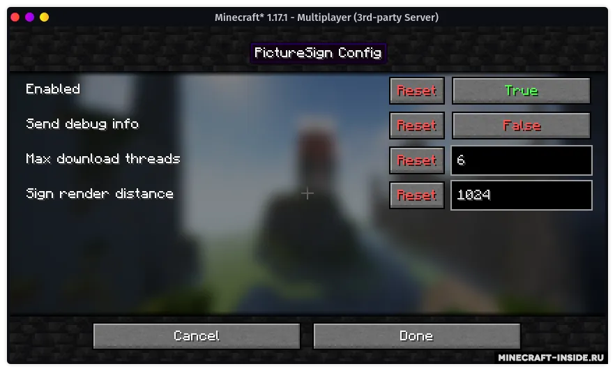 PictureSign — Minecraft mod, rasm 5