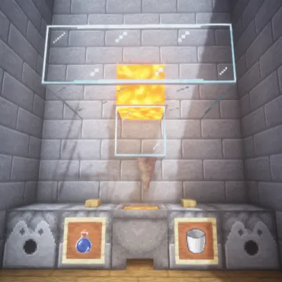 Fabric Dispenser Cauldron — Minecraft mod, rasm 1