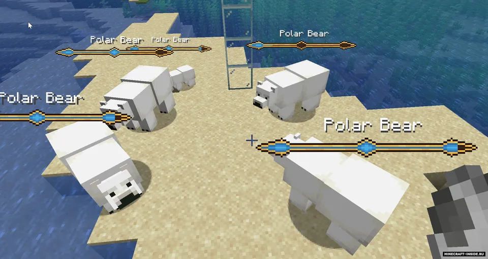 YDM's MobHealthBar — Minecraft mod, rasm 4