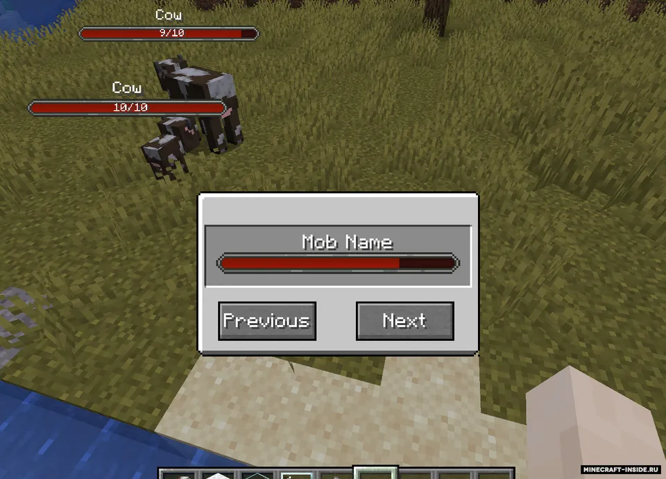 YDM's MobHealthBar — Minecraft mod, rasm 5