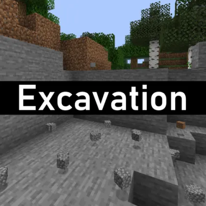 Excavation — Minecraft mod, rasm 1