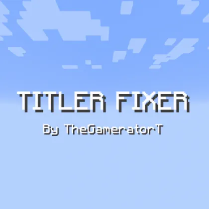 Title Fixer — Minecraft mod, rasm 1