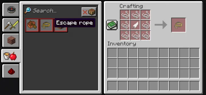 Escape Rope — Minecraft mod, rasm 4