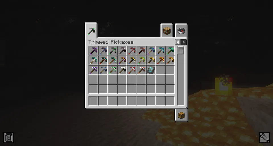 Better Pickaxe Trims — Minecraft mod, rasm 5