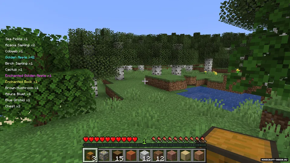 Pick Up Notifier — Minecraft mod, rasm 4