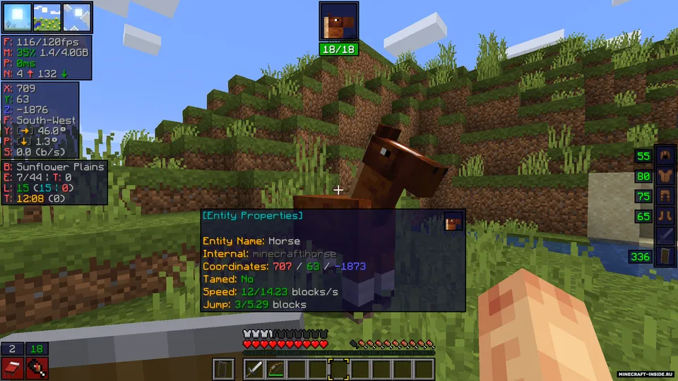 EssentialGUI — Minecraft mod, rasm 2